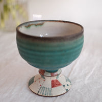 Tsubouchi Mayumi 坪内真弓 Hand Painted Goblet MT17 - #2