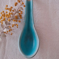 Japan Made Ceramic Spoon and Spoon Rest