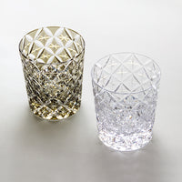 Kagami Crystal - Whiskey glass Edo Kiriko "Circle Mesh" By Satoshi Nabetani, Master of traditional crafts