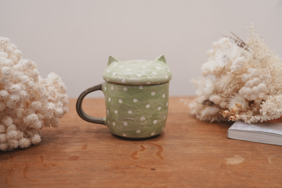 Fumiko Tsuchihashi 土橋文子 - Mug with Lid FT10 #8