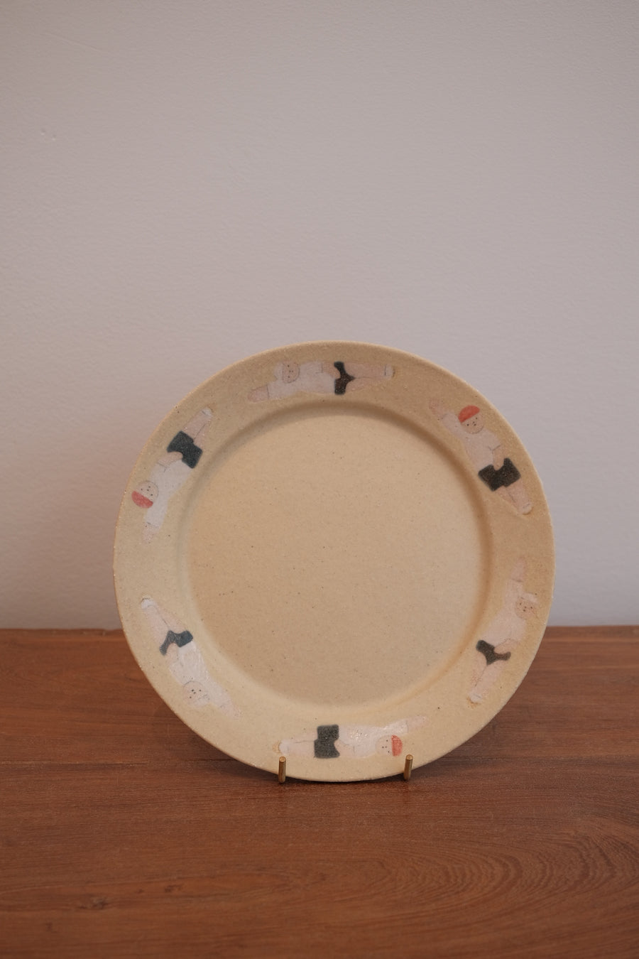 Aya Watanuki 綿貫彩 Round Plate - 20.5cm (Yellow)