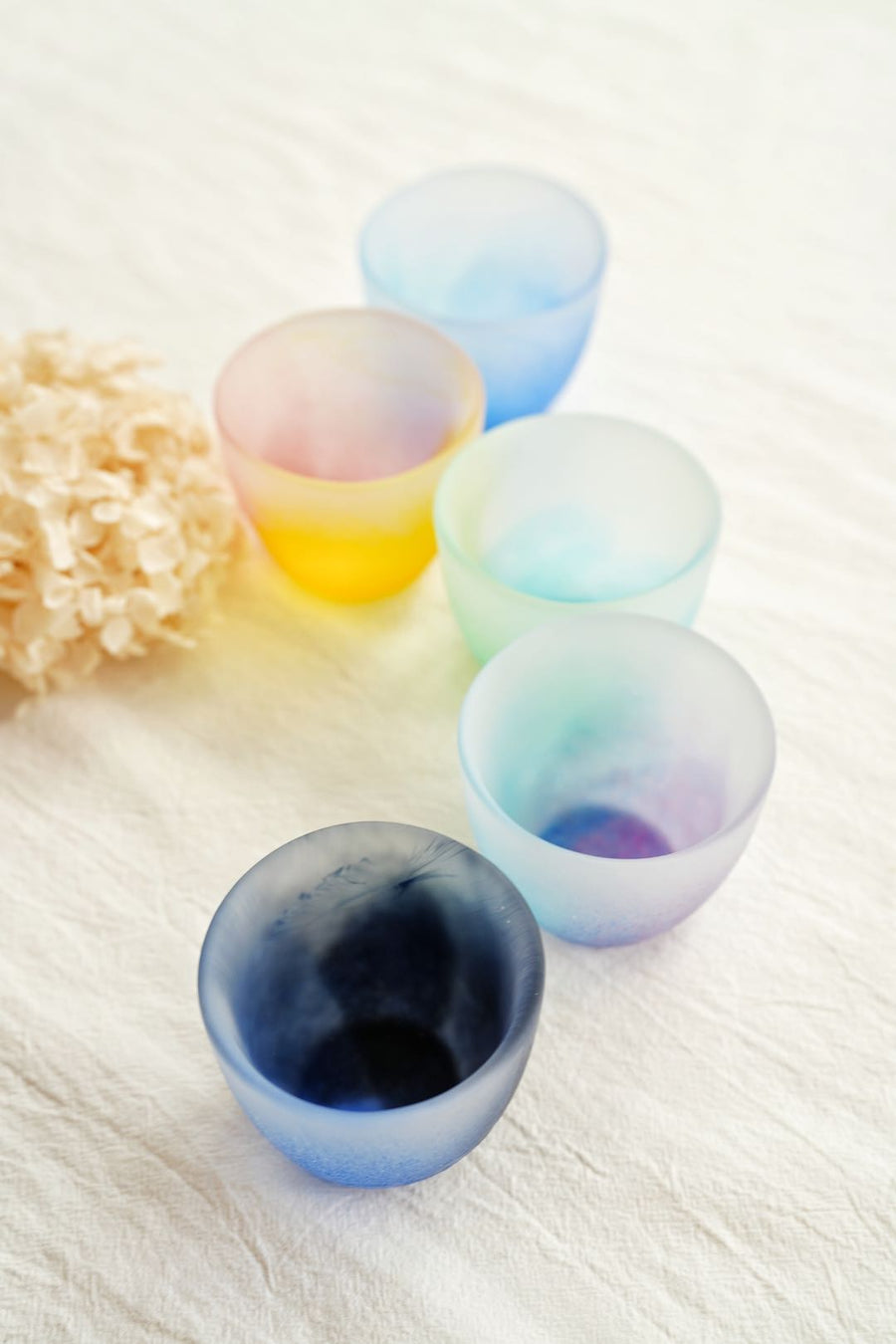 Aika x Iwasawa Glass Handmade Cups