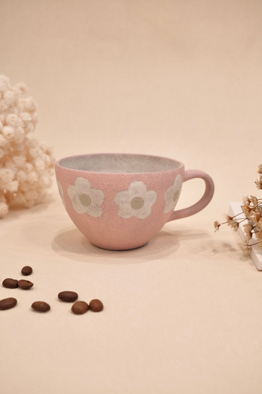 Kei Mitsumochi ミツ持啓 Flower Mug - Pink KM57