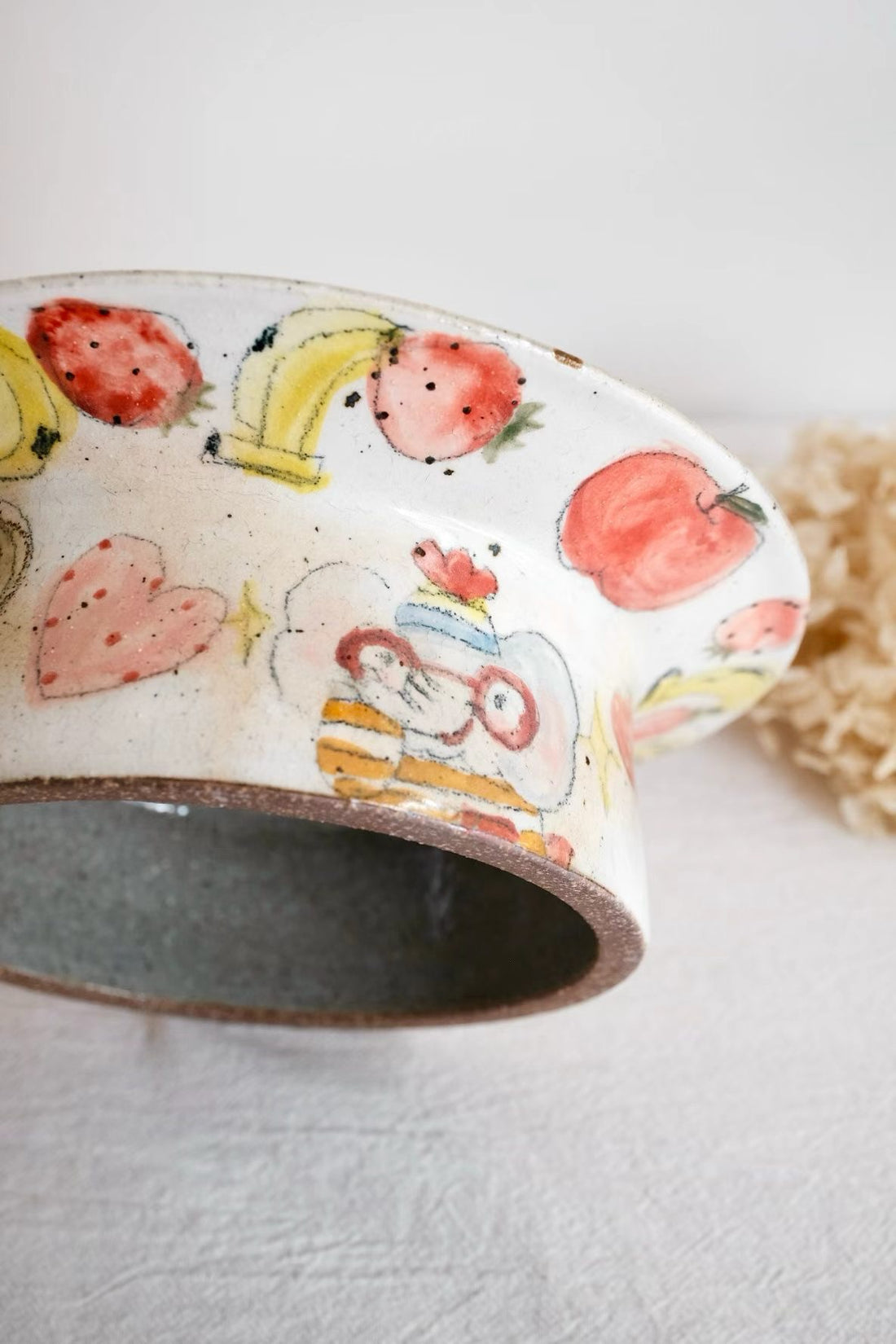 Asako Yamaguchi 山口麻子 Animal Pedestal Plate AI24