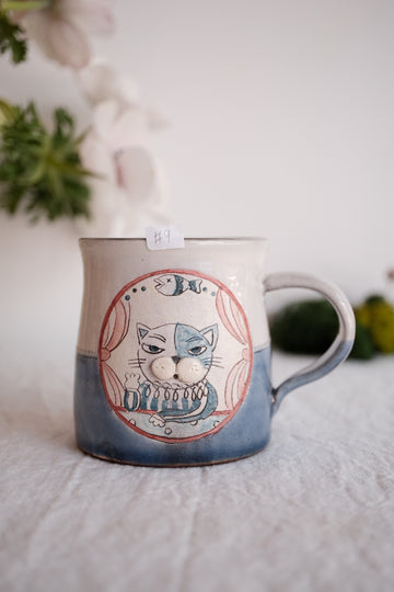 Tsubouchi Mayumi 坪内真弓 Hand Painted Mug MT09 - #9