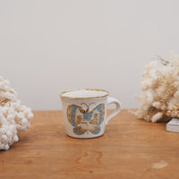 Tomoko Kubo コンガリ舍 White Butterfly Mug TK03