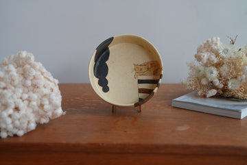 Shoko Hirano 平野照子 Cat Deep Plate SR07 #3