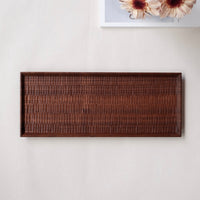 Kazunori Takatsuka 高塚和則 Rectangle Long Tray Walnut Wood KU12