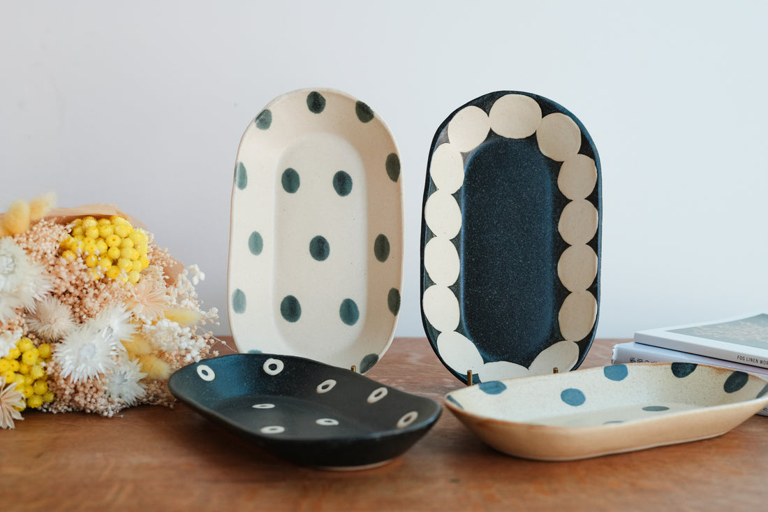 Ken Aoki 青木挙 Long Oval Plate KE01