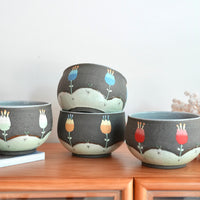 Akemi Nakamura 中村明美 Tulip Round Bowl AN23