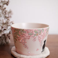 Baizhi Studio- Wisteria Cat Coffee/Tea Cup