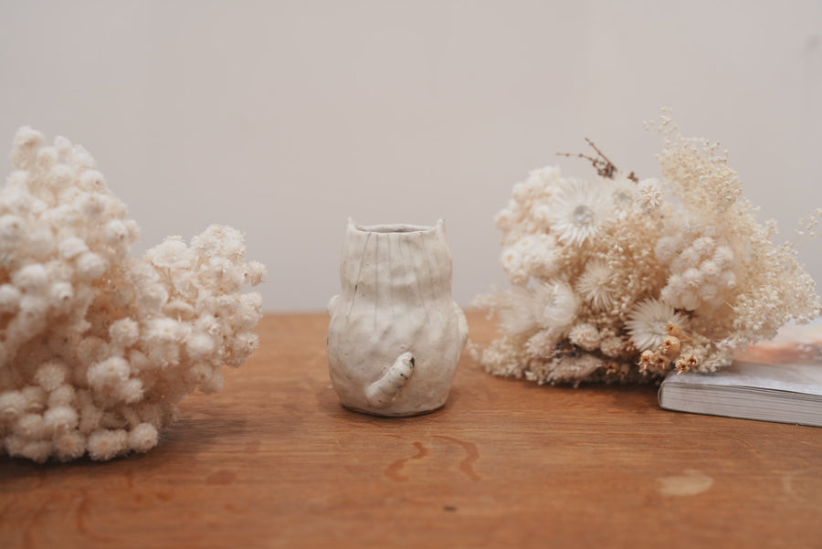 Shoko Matsuura 松浦唱子 Medium Cat Flower Vase SM02 #2