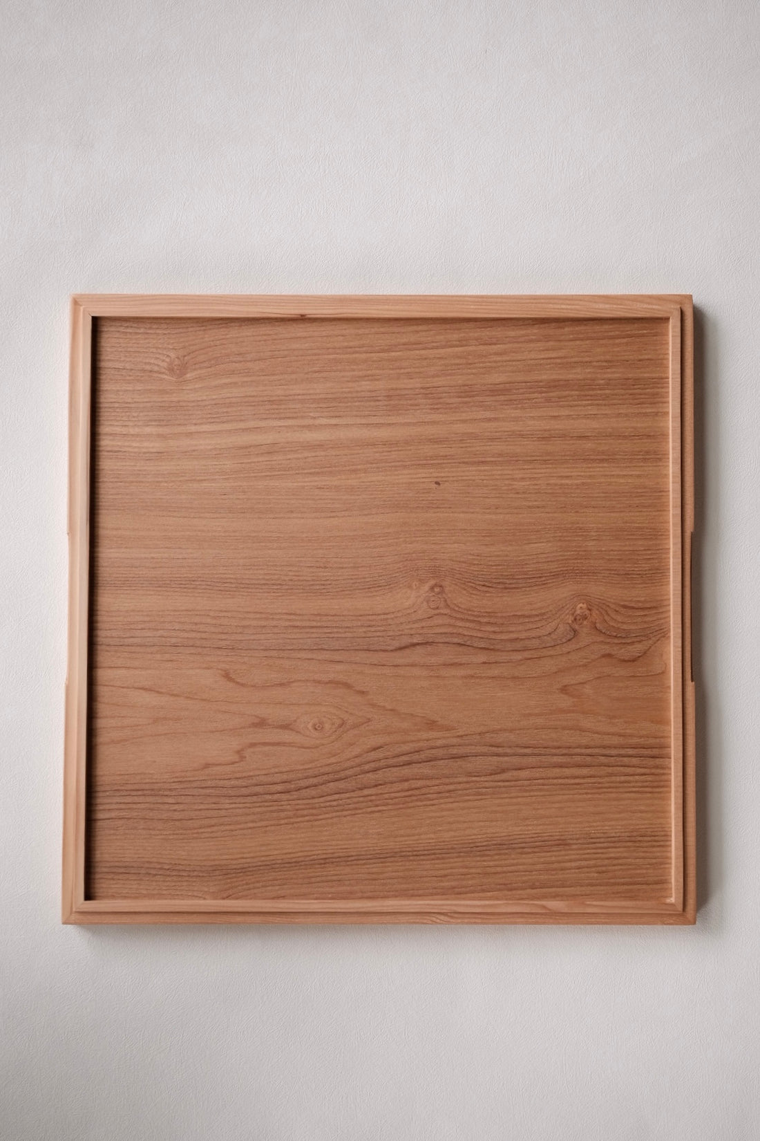 Non-Slip Surface Natural Wood Serving Tray