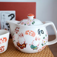 夕立窯 Japanese Style Tea Set - Sakura