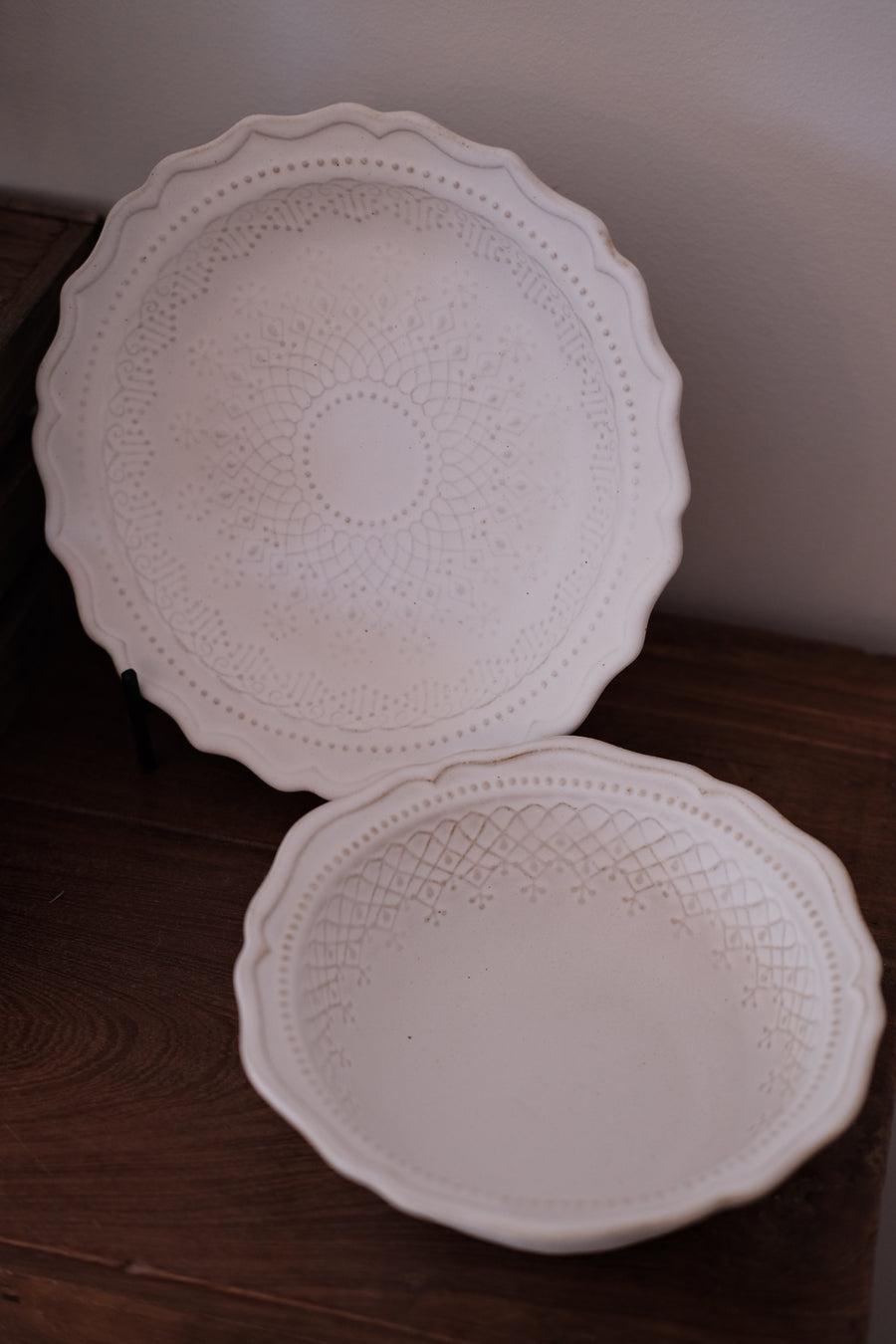 Mishiko Ware White Lace Collection