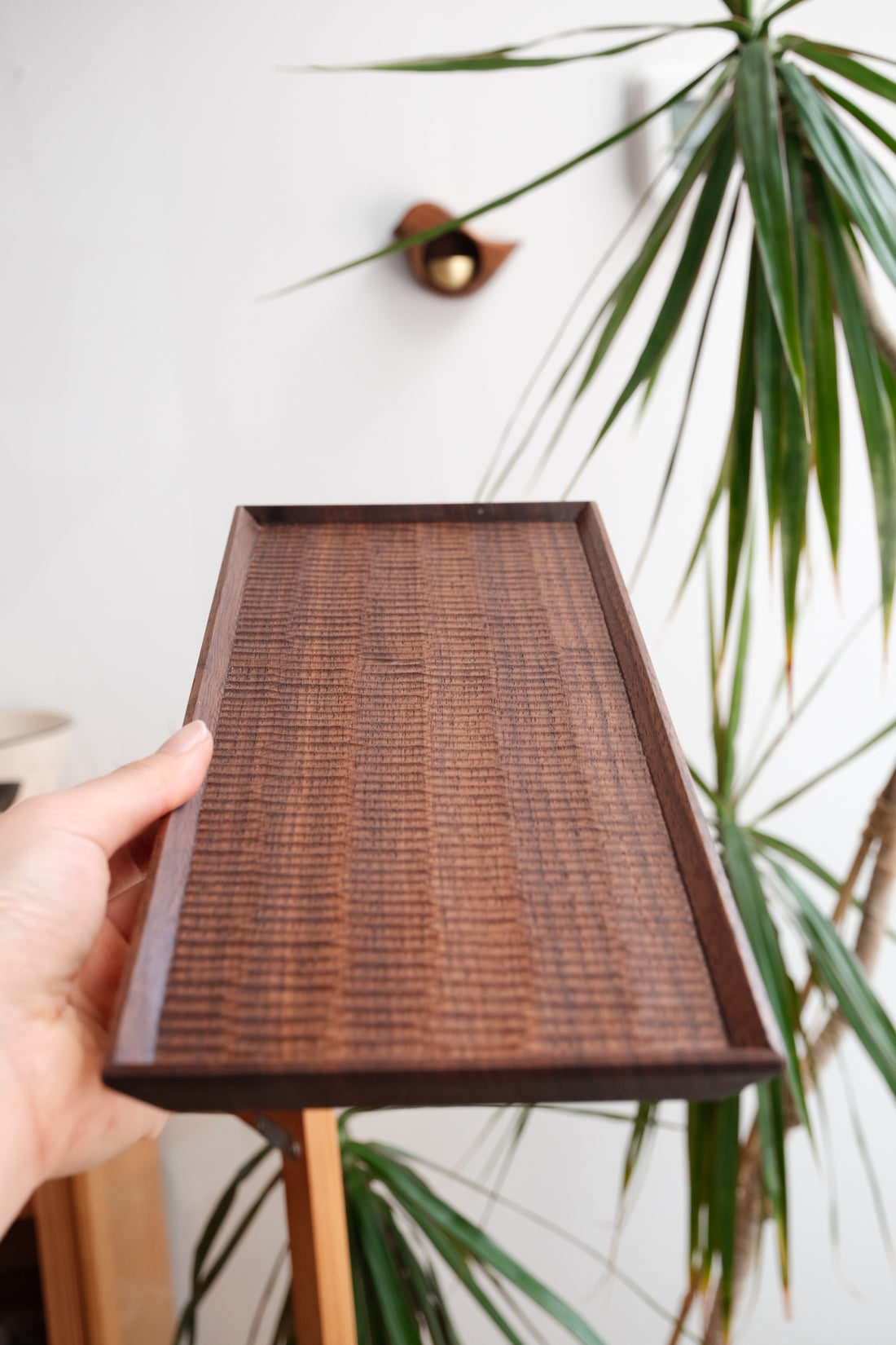 Kazunori Takatsuka 高塚和則 Rectangle Long Tray Walnut Wood KU12