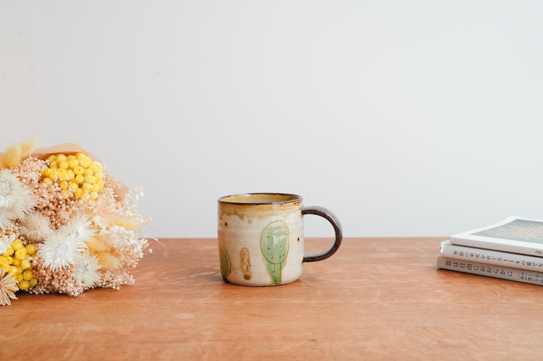 Minako Takizawa 滝沢三奈子 Bird Mug MW11