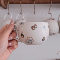 Tobe-ware Golden Ume Mug