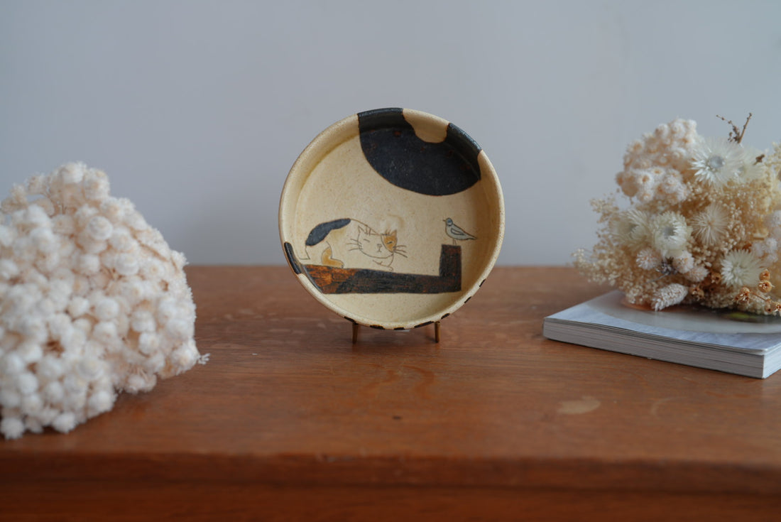 Shoko Hirano 平野照子 Cat Deep Plate SR07 #6