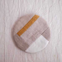 Japanese Linen Round Coaster