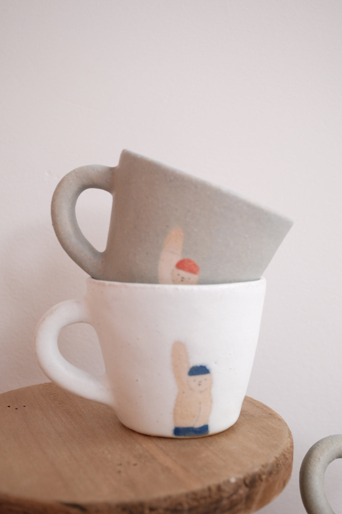 Aya Watanuki 綿貫彩 Mug Large - Blue Swimming