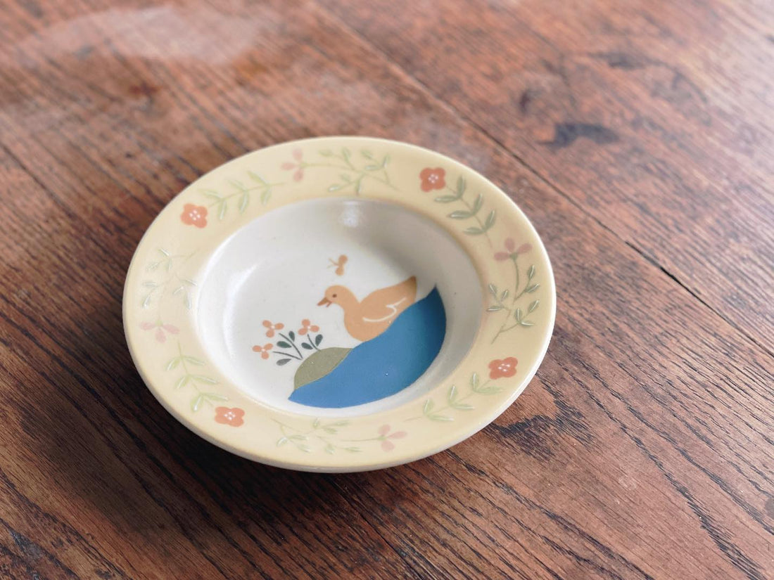 Buncho Pottery 5寸/duck bathing rim bowl