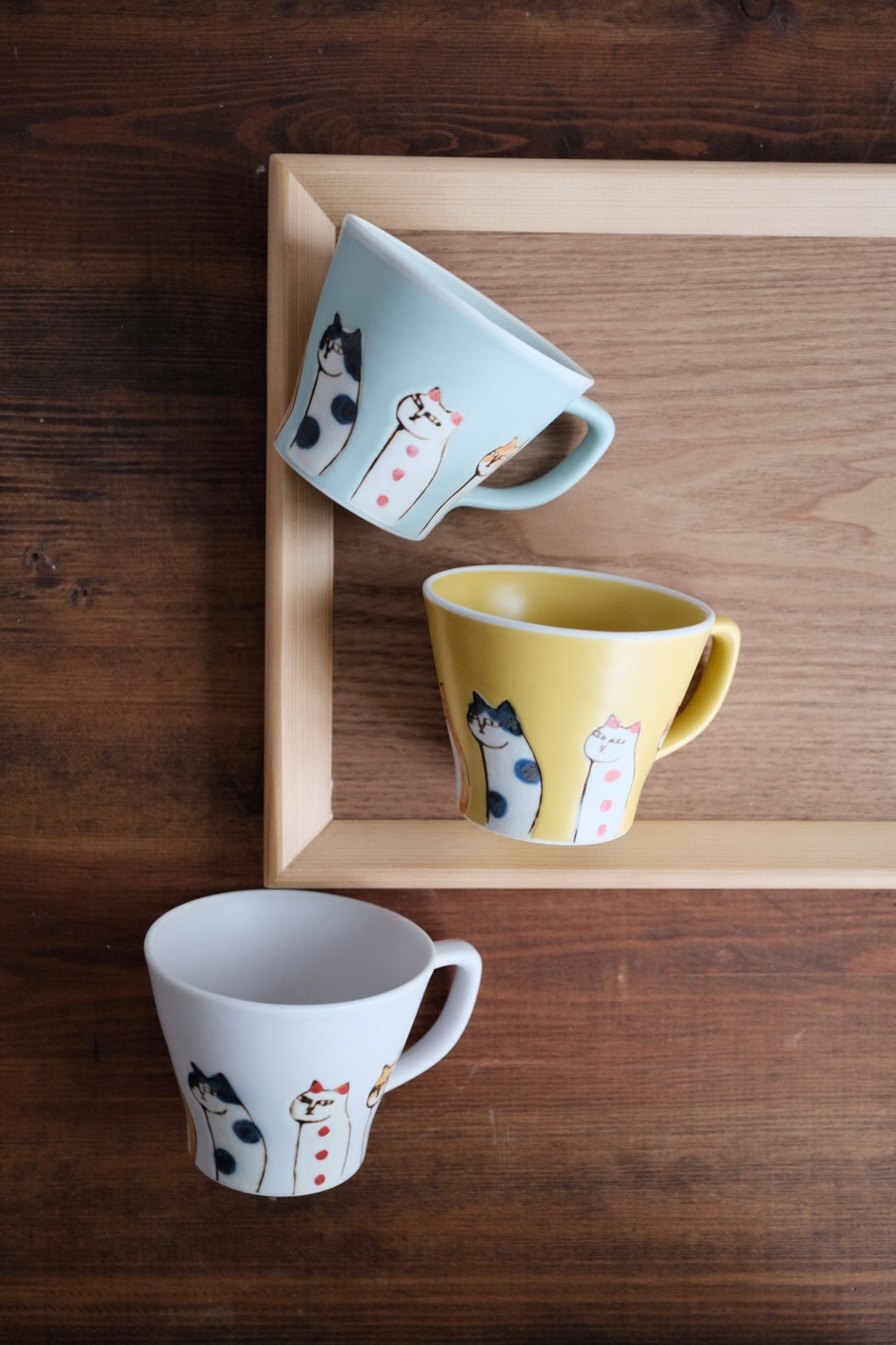 Hasami Ware Matte Cat Mug