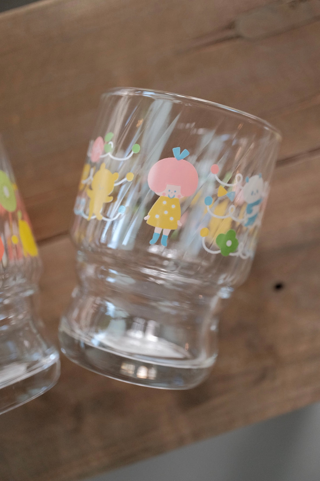 Aderia Glass Water Cup - Misutama Flower