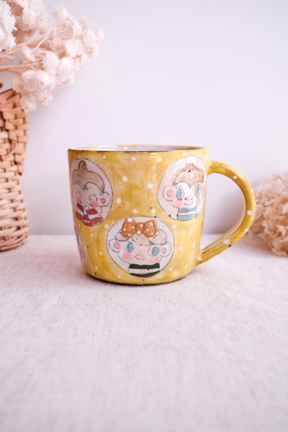 Asako Yamaguchi 山口麻子 Animal Grid Large Mug AI01
