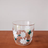 Fuji Glass Studio Flower Glass Cup