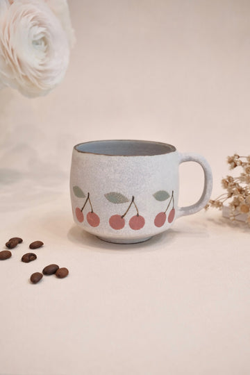 Kei Mitsumochi ミツ持啓 Red Cherry Mug KM50