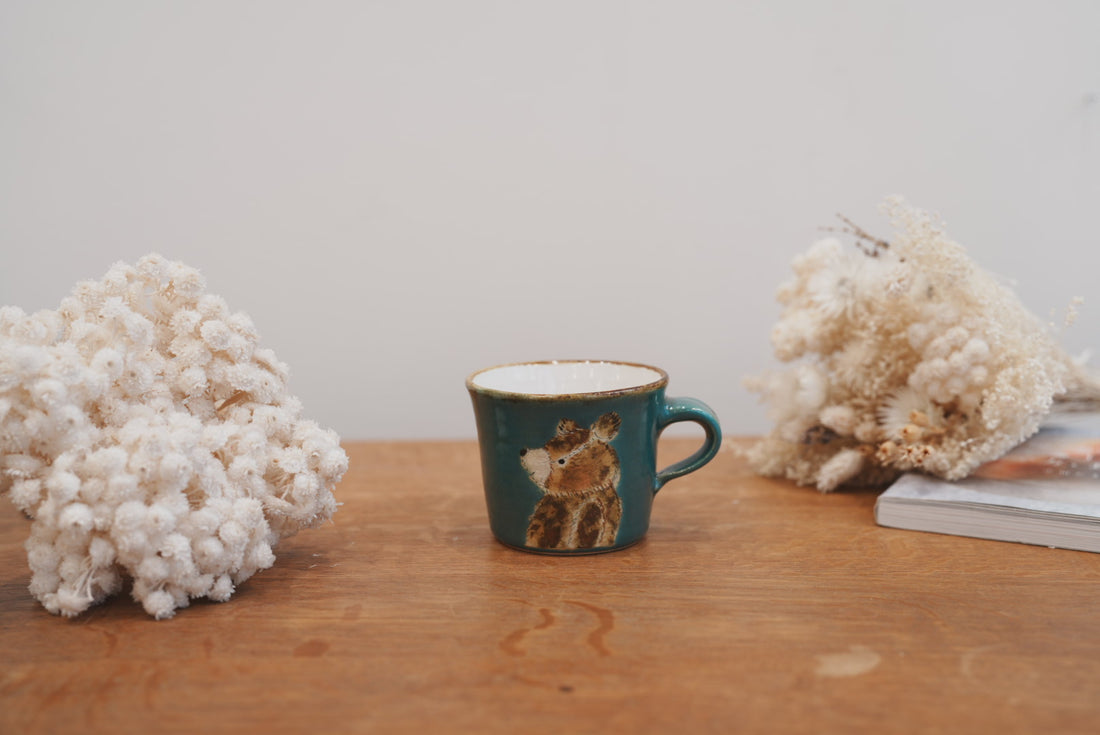 Tomoko Kubo コンガリ舍 Blue Bear Mug TK10