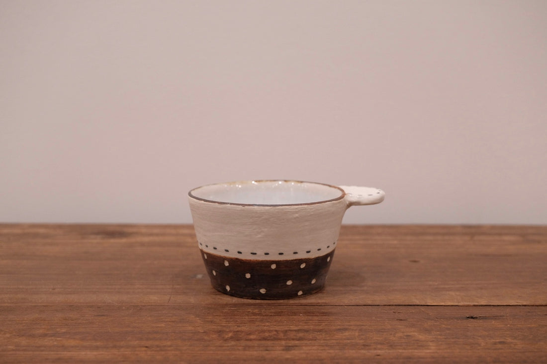 Emishi Kobo 池田匡優&美弥子 - Bowl with Handle EK22