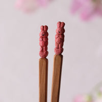 Ayataro Chopsticks - Pink Rabbit - aya05