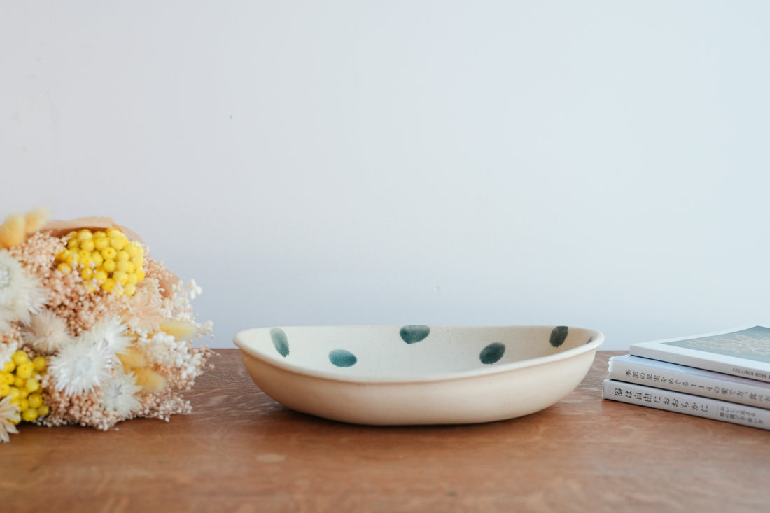 Ken Aoki 青木挙 Large Oval Bowl KE13
