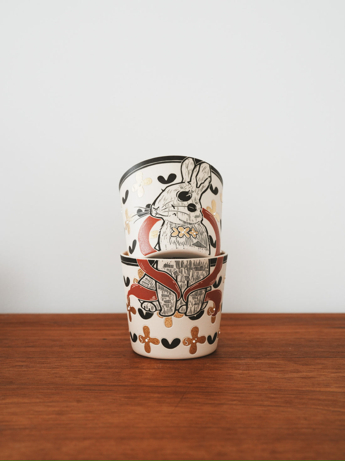 Shirogarasu Studio Mid-Autumn Festival Cup White BY28