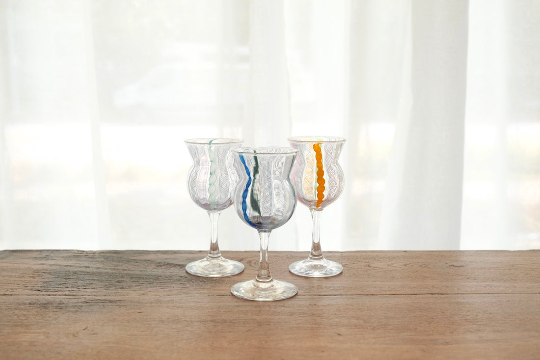 Makiko Kitagata 北形槙子 Lace Liqueur Glass MG09