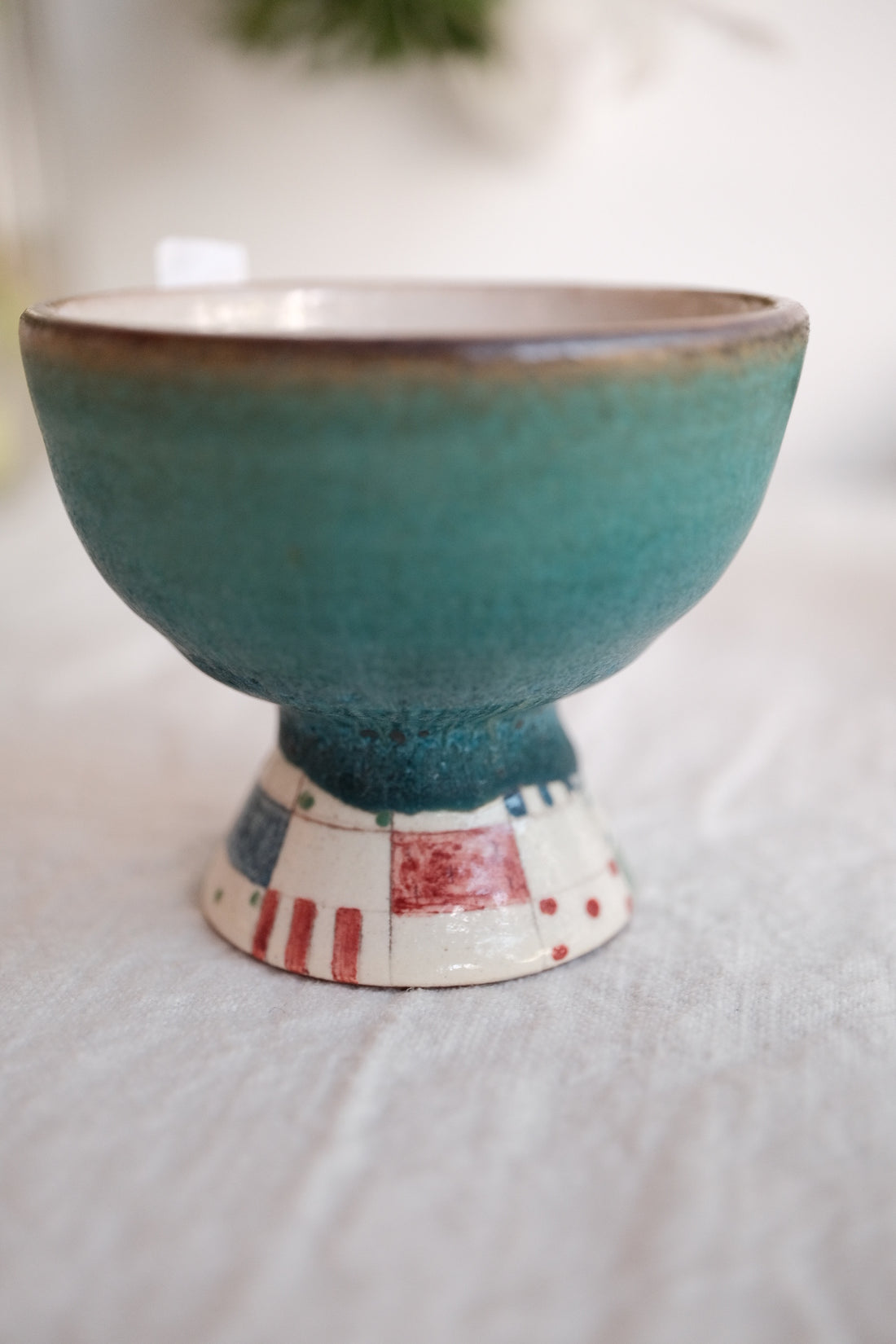 Tsubouchi Mayumi 坪内真弓 Hand Painted Goblet MT17 - #4