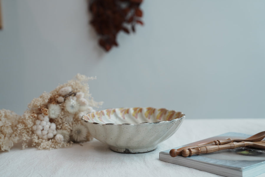 TATA Pottery Studio 田中大輝 & 田边桂- Slip Round Bowl TP15 #2