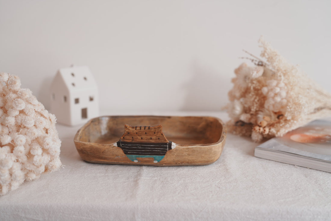 Fumiko Tsuchihashi 土橋文子 - Square Deep Plate FT19 #2