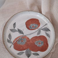 Cool Banana Hand Craft Plate - Persimmon