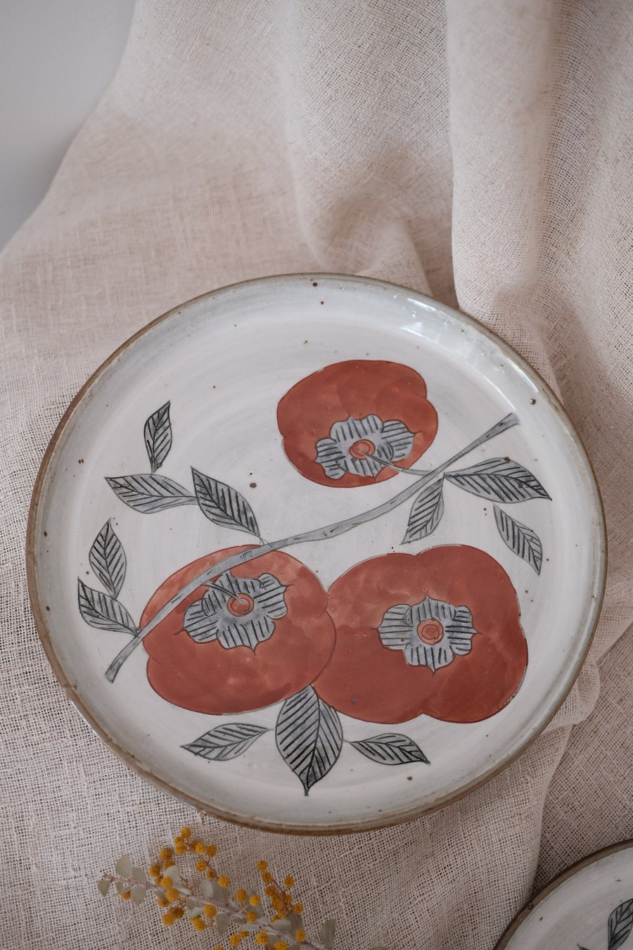 Cool Banana Hand Craft Plate - Persimmon