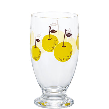 Aderia Glass Pedestal Cups - Pear