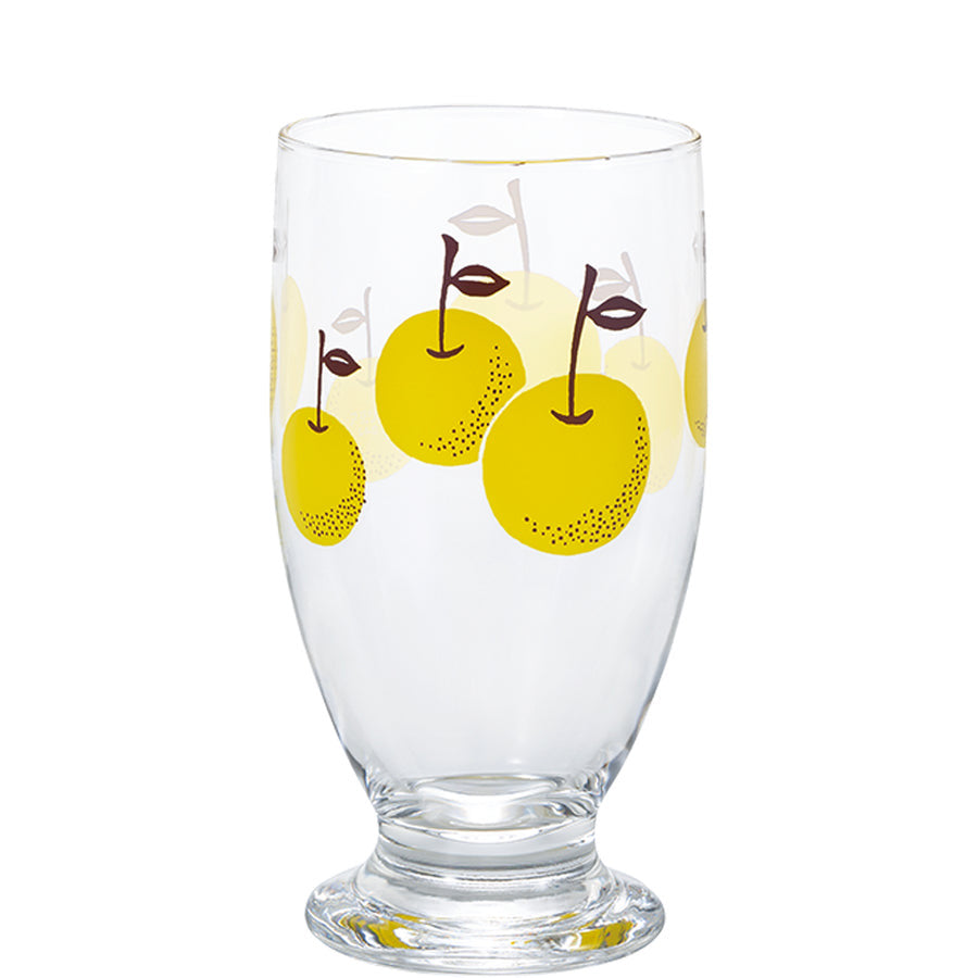 Aderia Glass Pedestal Cups - Pear