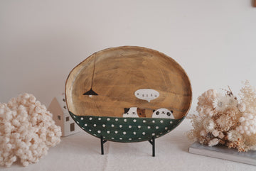 Fumiko Tsuchihashi 土橋文子 - Large Oval Plate FT12 #9