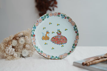 TATA Pottery Studio 田中大輝 & 田边桂- Porcelain Plate TP14