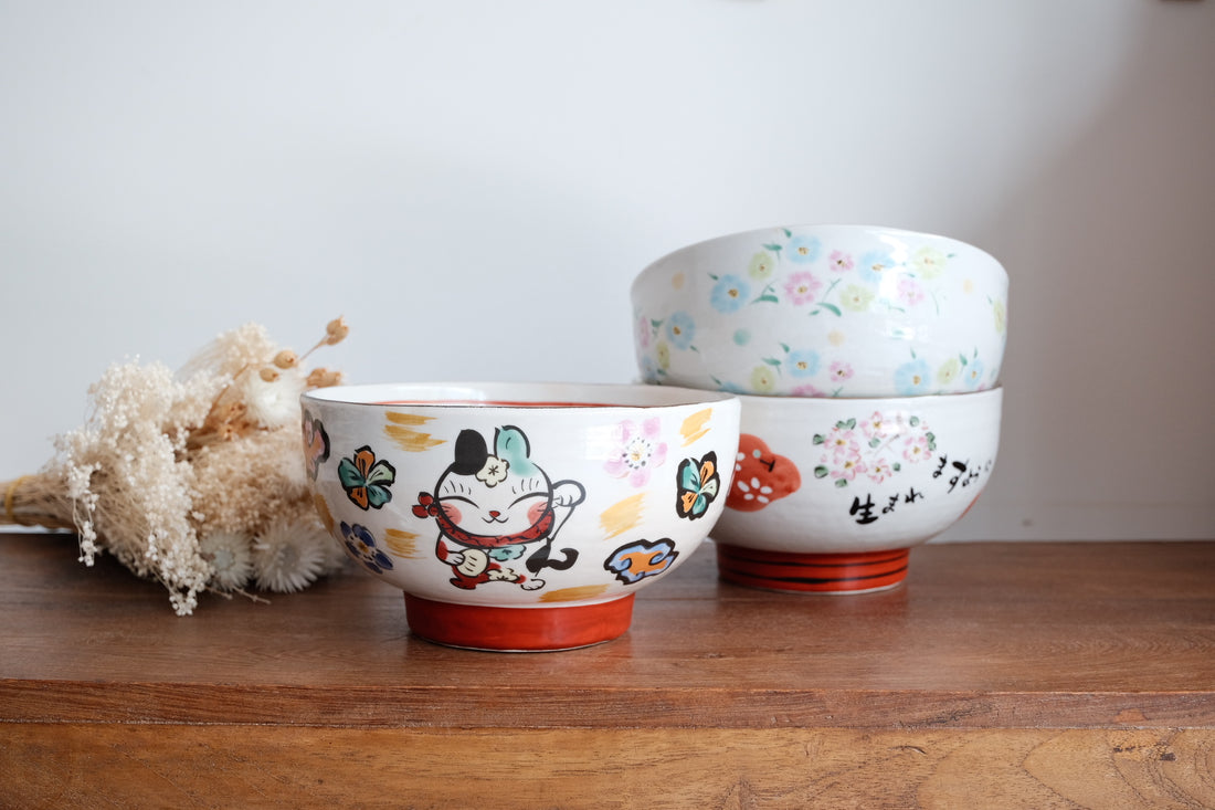 夕立窯 Japanese Style Ramen Bowl