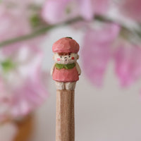 Ayataro Large Fork - Baby in Pink Cloth - aya14