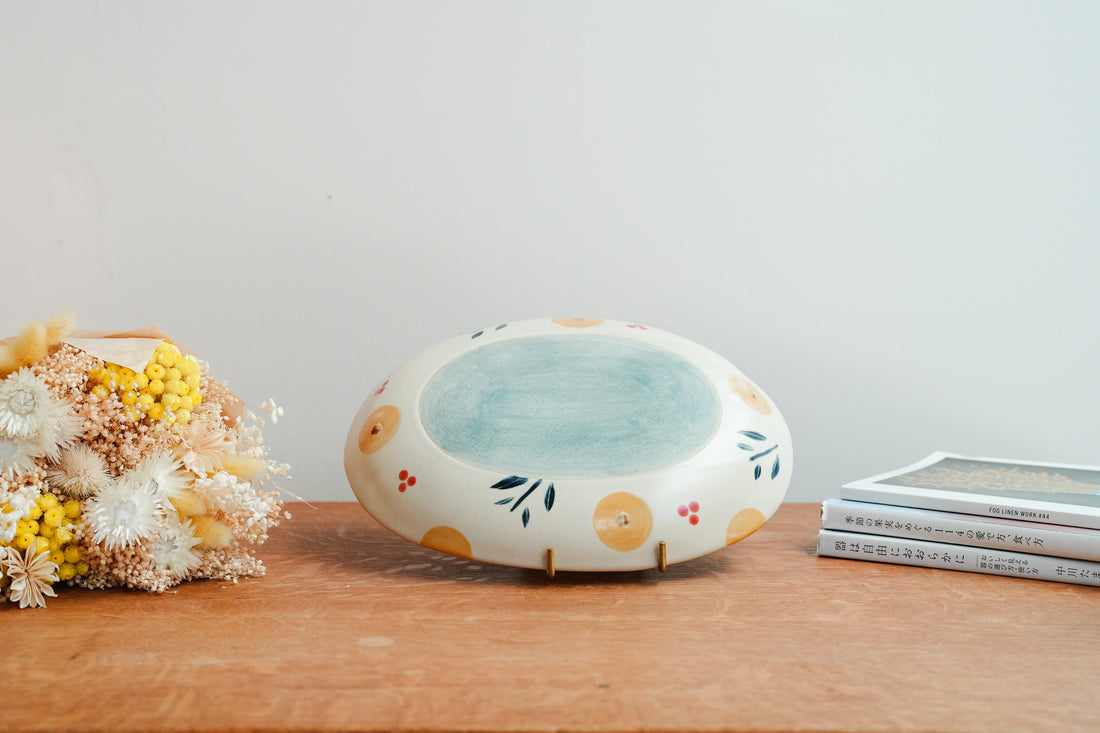 Kumiko Ishikawa 石川久美子 Large Oval Plate KI16