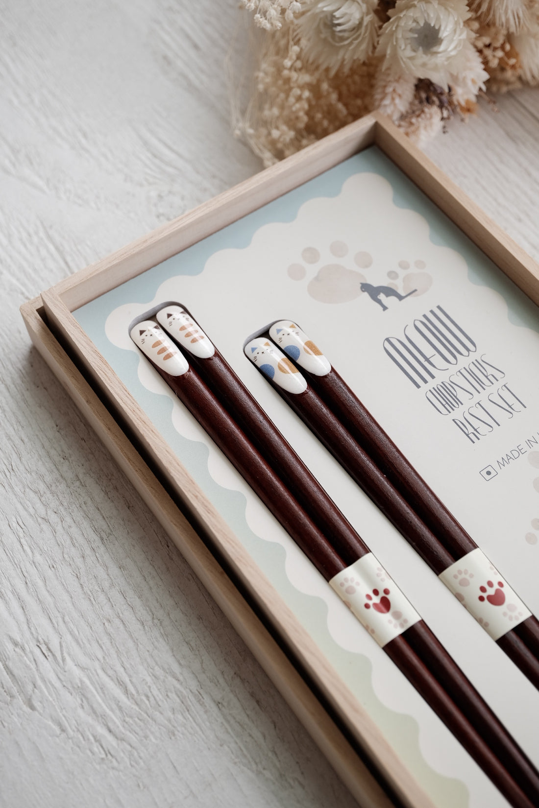 ISHIDA Chopsticks Gift Set - Cat
